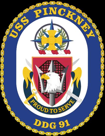 godła okrętów - USS DDG-91 Pinckney.png
