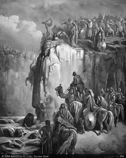 Grafiki Gustawa Dor do Biblii Jakuba Wujka - 090 Eliasz wytraca proroków Baala 3 Król. 18,40.jpg